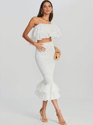 Top et Jupe Femme Bohème Chic - Ensemble d'Été Élégant-Sets-Marais Paris-Marais Paris