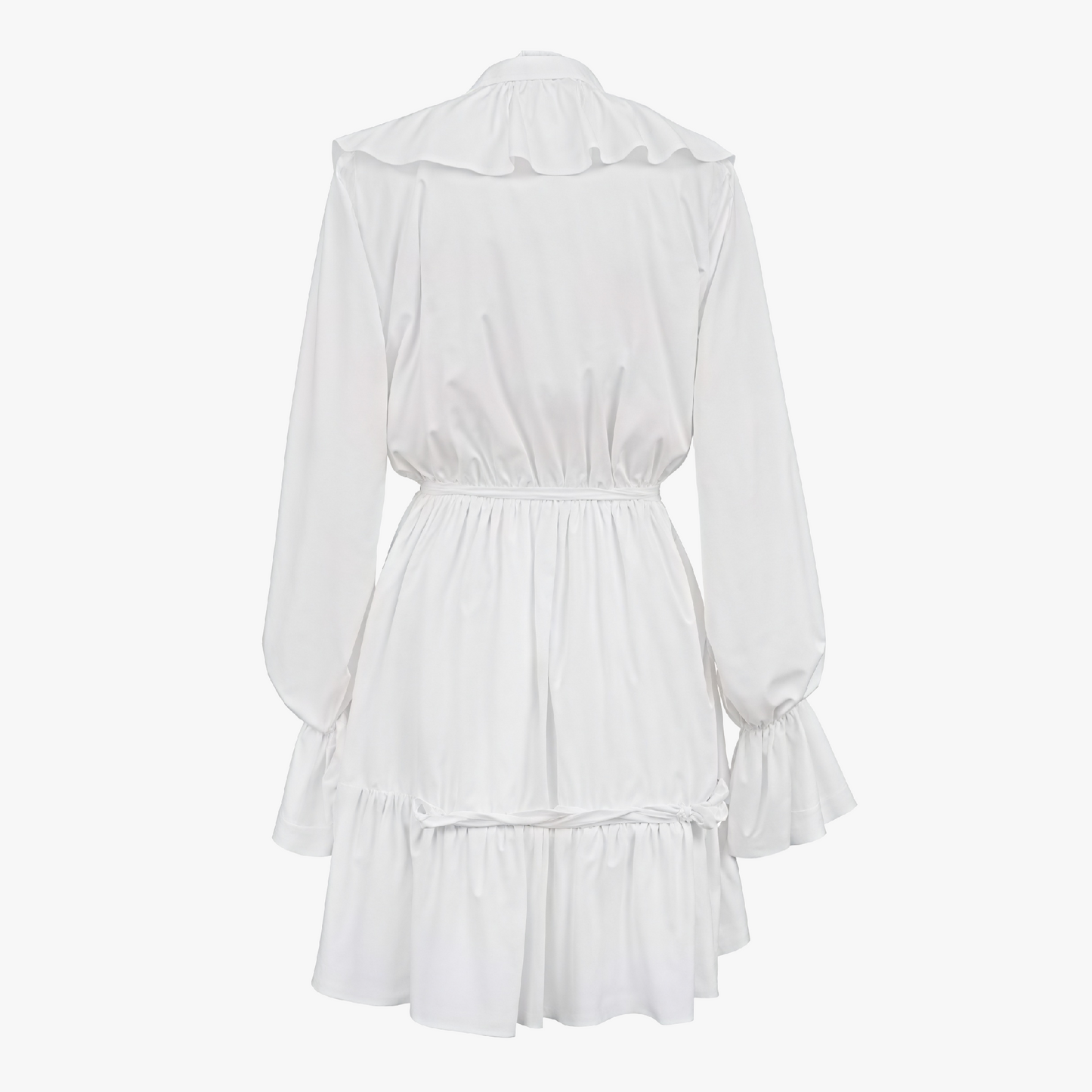 Robe Volants Romantique - Manches Longues, Mini-Dresses-Marais Paris-Marais Paris