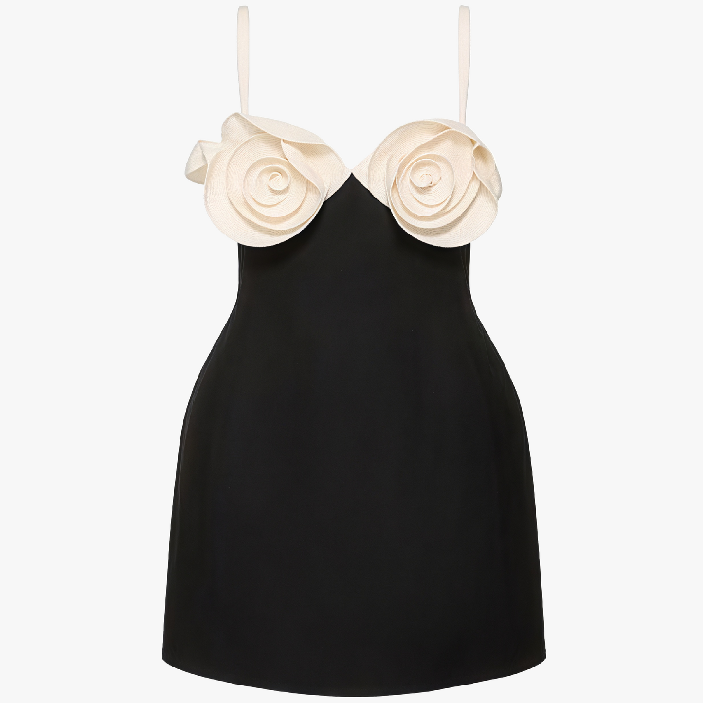 Robe Sculpturale Élégante - Coupe Ajustée, Détails Floraux-Dresses-Marais Paris-Marais Paris