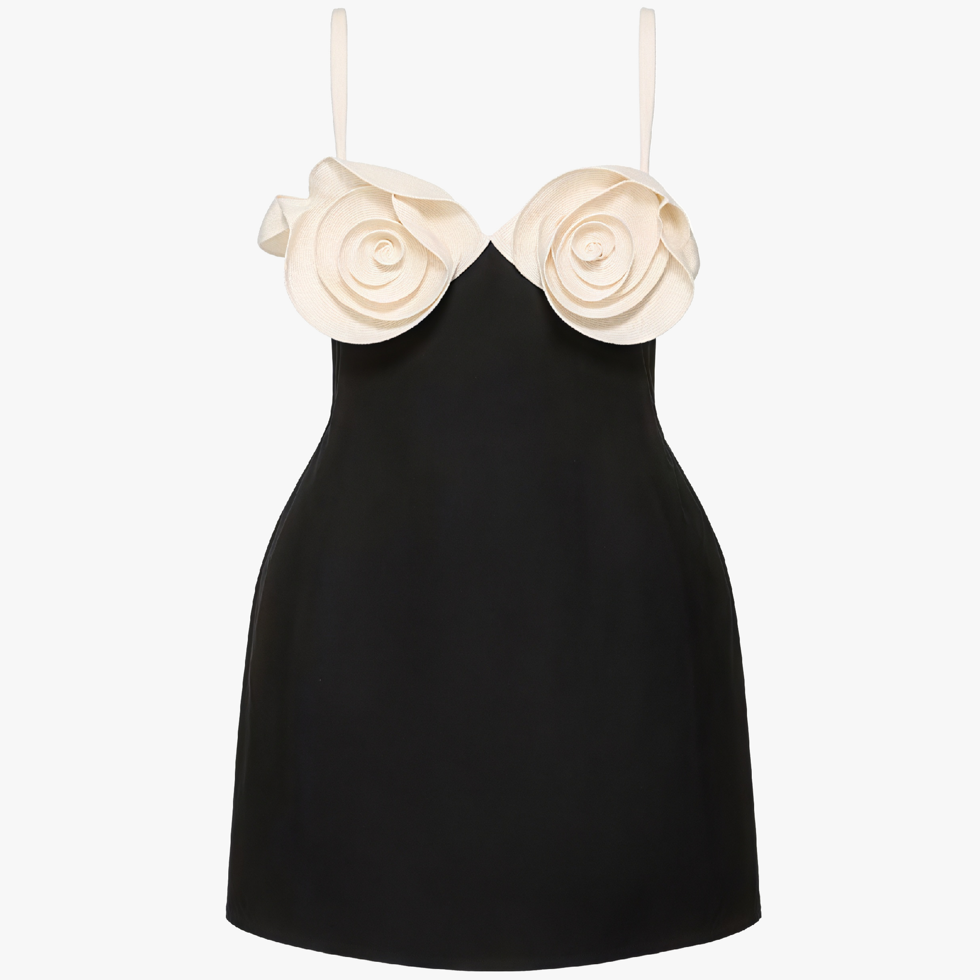 Robe Sculpturale Élégante - Coupe Ajustée, Détails Floraux-Dresses-Marais Paris-Marais Paris