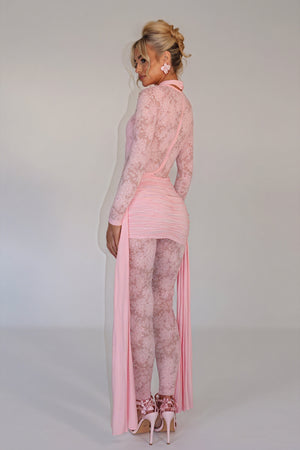 Robe Silhouette Fluide Détails Floraux - Élégance Moderne-Jumpsuits-Marais Paris-Marais Paris