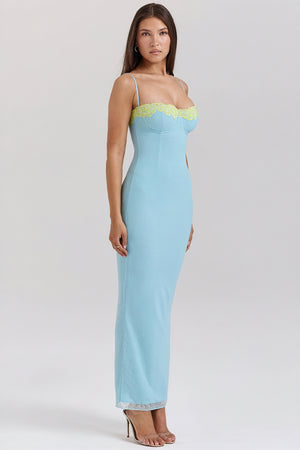 Robe Moulante Femme - Bretelles Fines, Longueur Maxi/Midi-Midi Dresses-Marais Paris-Marais Paris