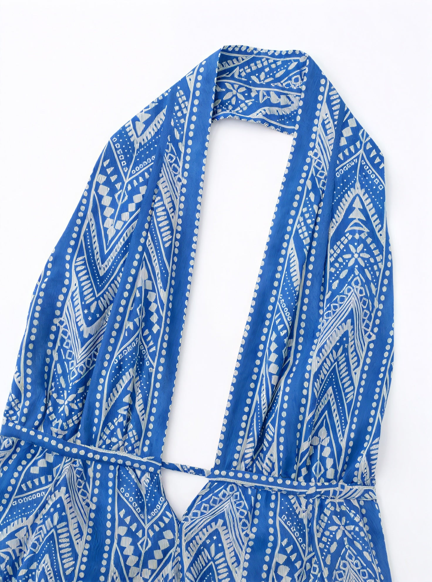 Robe Halter Bohème Fluide - Style Vacances, Coupe A-Line-Dresses-Marais Paris-Marais Paris