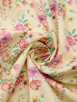 Robe Fleurie Femme Col Carré Manches Bouffantes Fente Haute Nœud Poitrine Romantique Été-82654-d14c3e83-9f5c-4695-9bb6-5911661cc070
