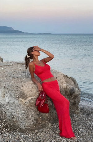 Ensemble Deux Pièces Femme – Top Bretelles Scintillant & Jupe Maxi Élégante-83554-7e39a8b8-e914-4025-b50f-b1b0349c9fd1