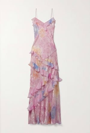 Robe Fleurie Femme Sans Manches, Bretelles Fines, Détails Volants, Style Été-83560-3a5b9b60-9bc7-45fa-a4ef-caae3da8a61a