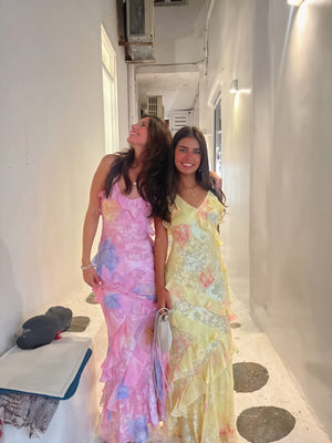 Robe Fleurie Femme Sans Manches, Bretelles Fines, Détails Volants, Style Été-83560-c8ecf06b-9984-4b18-8b42-bdc5dd1ac79d