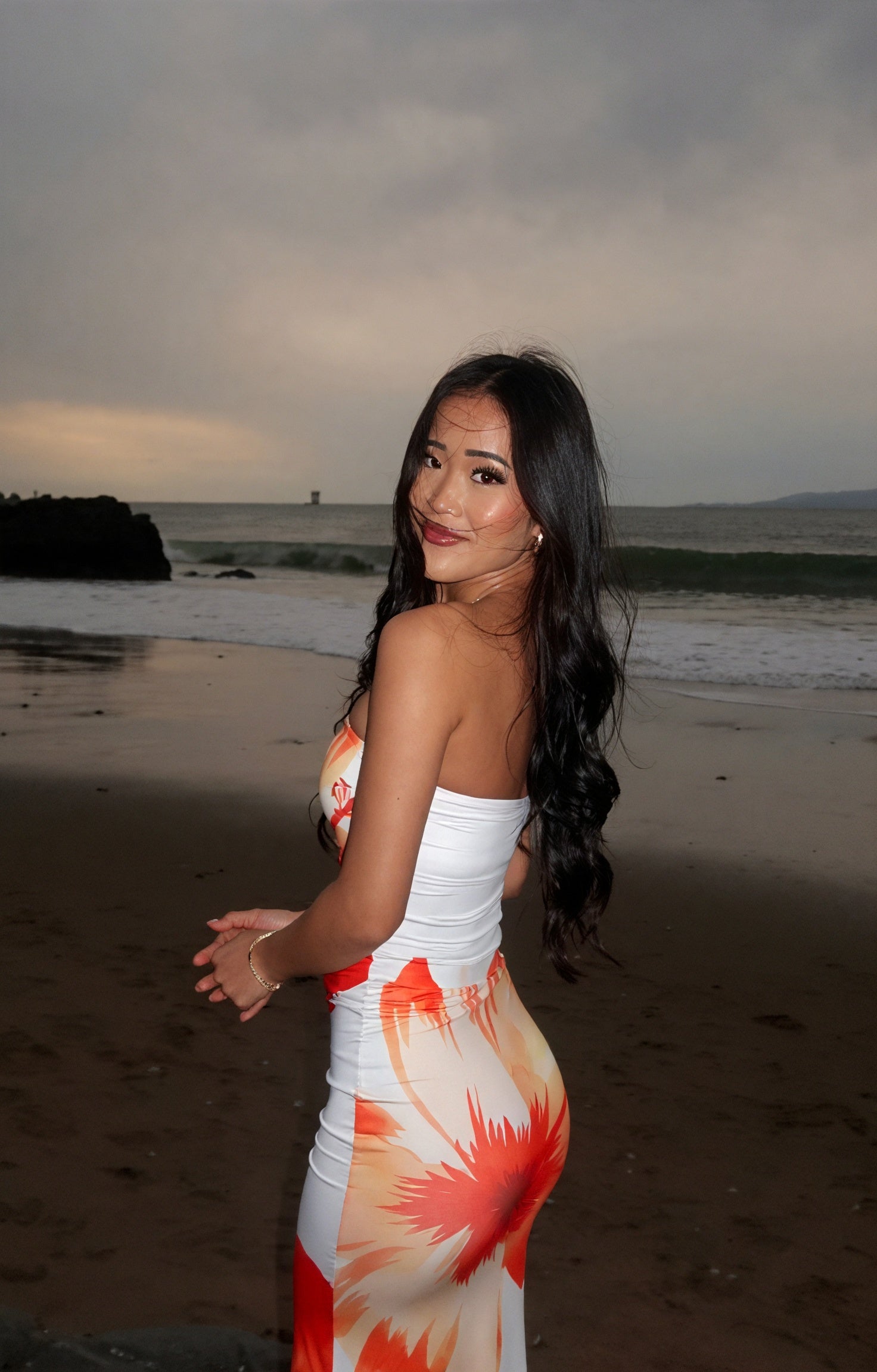 Robe Fourreau Femme Sans Bretelles – Imprimé Floral, Coupe Moulante, Style Été, Marais Paris-83576-10677751-8a41-429b-a1ef-a168c9c1ec17