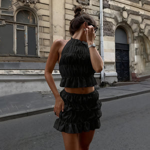 Ensemble Deux Pièces Femme – Haut Dos Nu Volants & Jupe Assortie-83589-fe3a1366-e763-4660-babb-f83dab71940d