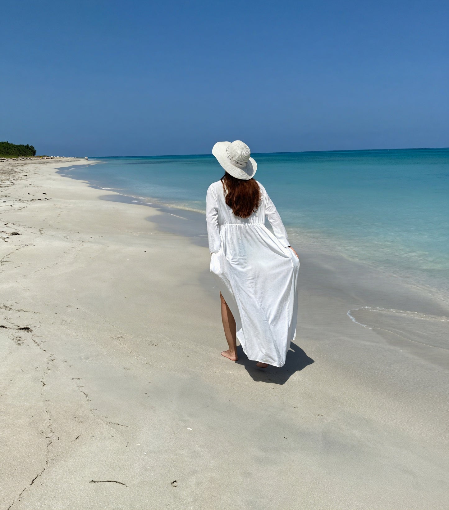 Robe Maxi Femme – Manches Longues, Col V, Taille Nouée, Design Fluide-83779-21f97629-f229-41a5-a31f-9cfc3cdb863b