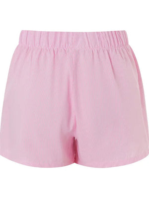 Shorts Femme Coton Rayé – Taille Élastique, Loungewear-81738-a27bee70-897b-4a62-ac46-aeb4e540feae