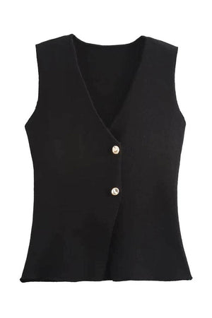 Ensemble Femme : Haut sans Manches & Jupe Midi Plissée-Skirt Sets-Marais Paris-Marais Paris