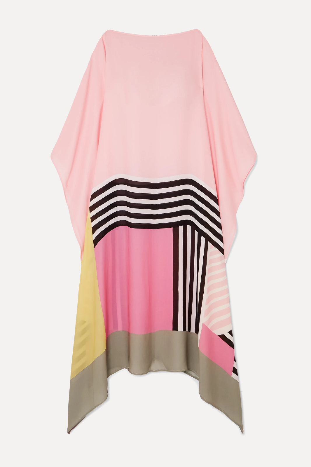 Robe Fluide Color-Block Asymétrique Manches Amples-Dresses-Marais Paris-Marais Paris