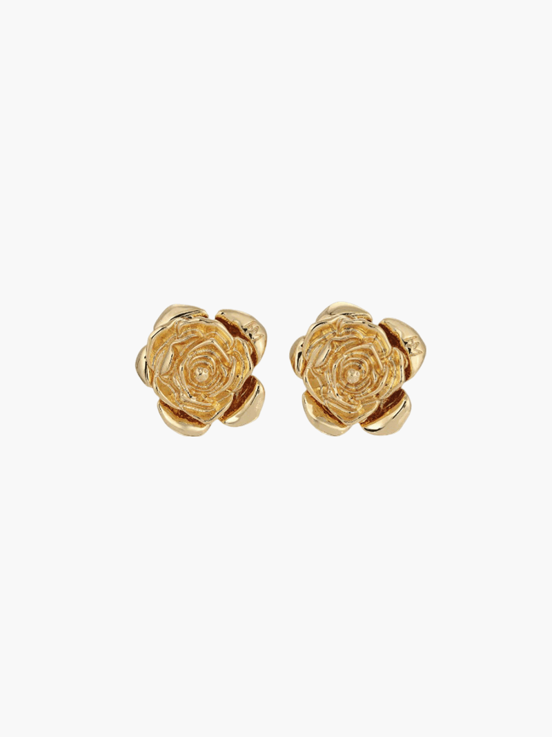 Boucles d'oreilles roses - Design floral délicat, bijoux élégants-accessories-Marais Paris-Or-Marais Paris