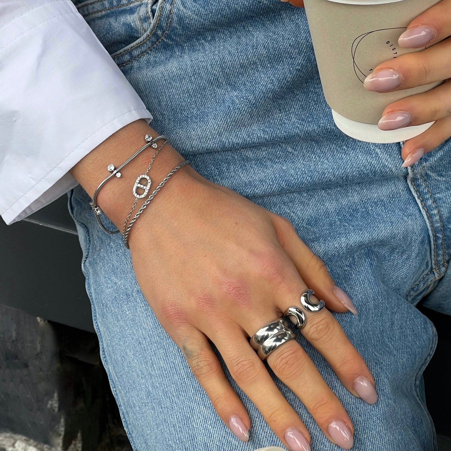 Bracelet Torsadé Minimaliste - Ajustable, Léger-jewelry & accesoires-Marais Paris-Marais Paris