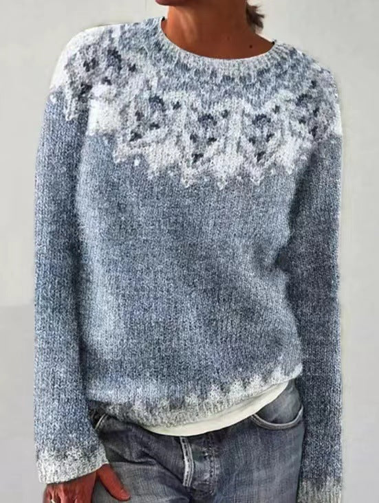 Marais Paris Pull Tricoté Chic et Confortable - Style Décontracté-Sweater-Marais Paris-Loup Des Neiges-XS-Marais Paris