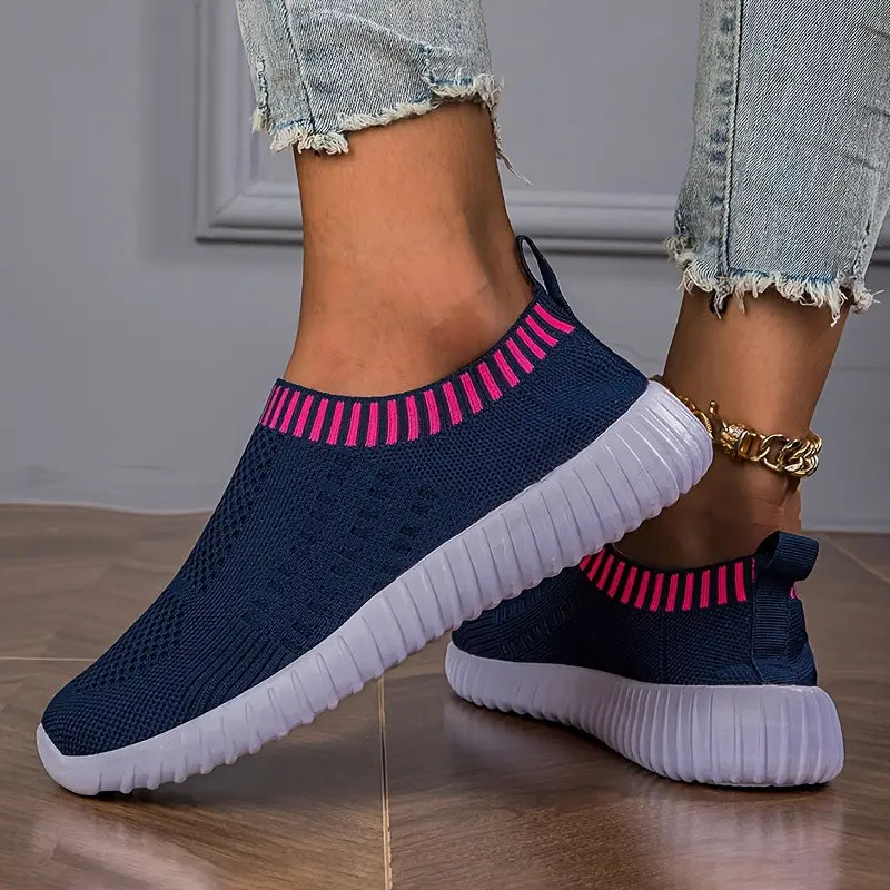 Chaussures à Enfiler Confortables et Respirantes-Marais Paris-Bleu Marine-36-Marais Paris